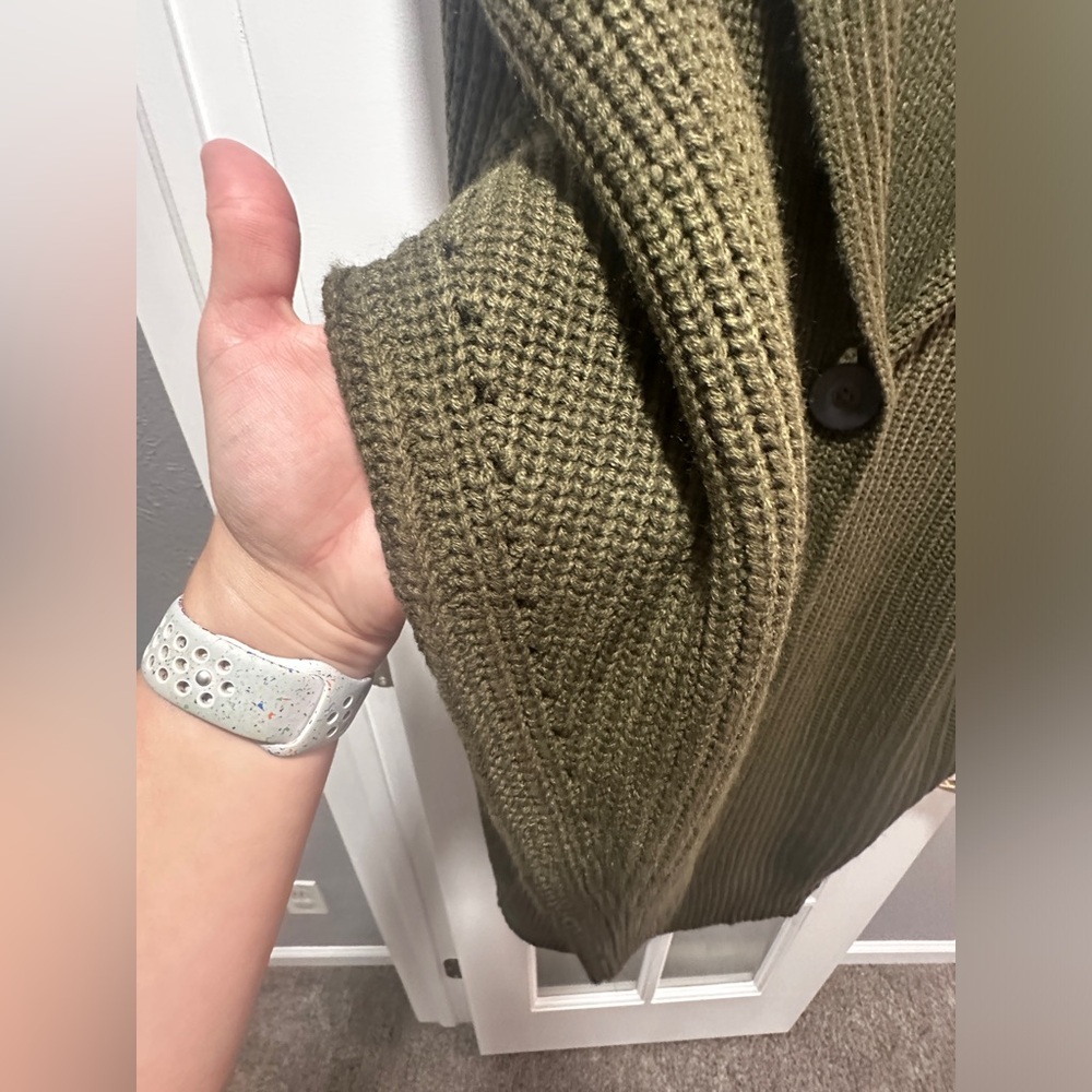 NWOT RD Style Oversized Button Down Sweater - Picture 5 of 5